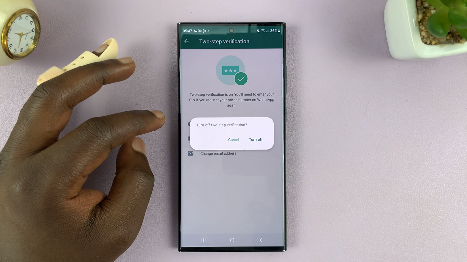How To Disable Two-Step Verification PIN For WhatsApp Account