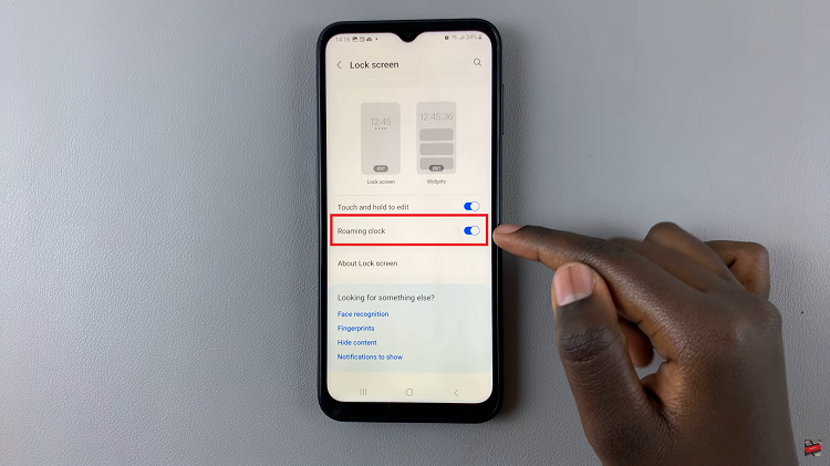Turn Roaming Clock On & Off On Samsung Galaxy A14