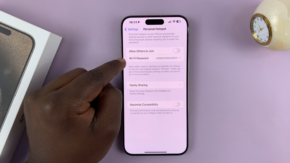 Change Hotspot Password On iPhone 15 & iPhone 15 Pro