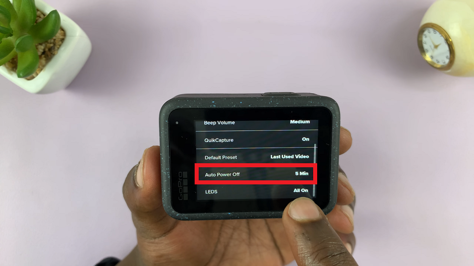 Auto Power OFF On GoPro HERO12