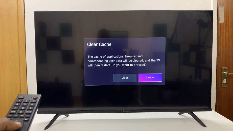 Clear Cache On Hisense VIDAA Smart TV