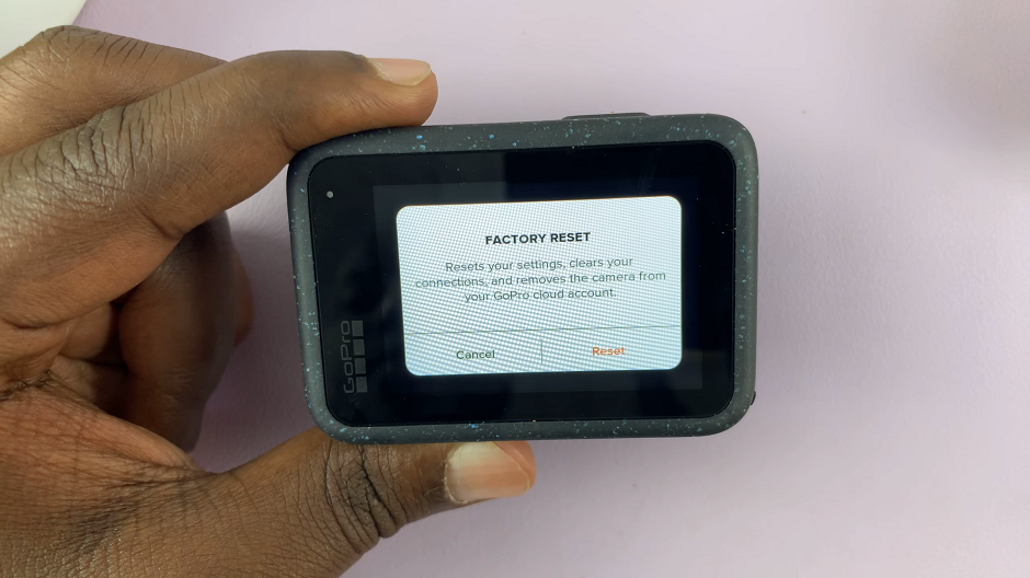 Reset GoPro HERO12 To Factory Settings