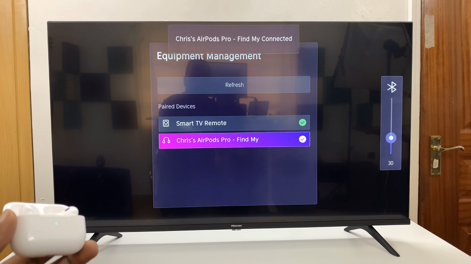 Connect AirPods Pro On Hisense VIDAA Smart TV