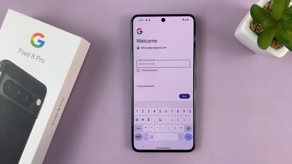 Sign In to Google Account