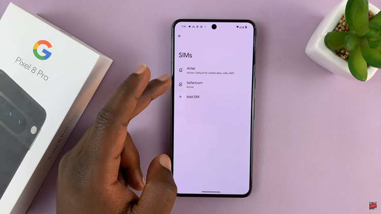 Disable SIM Card & eSIM On Google Pixel 8