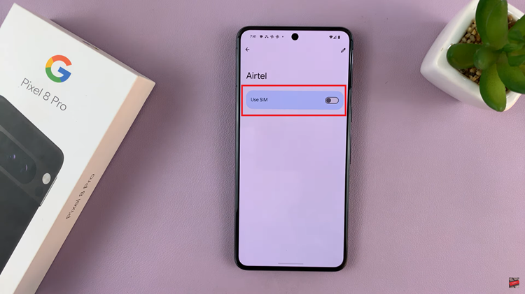 Disable SIM Card & eSIM On Google Pixel 8