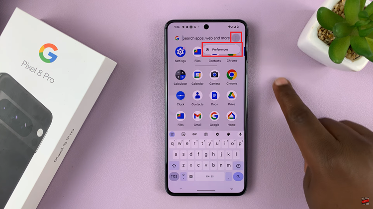 Disable Swipe Up To Start Search On Android