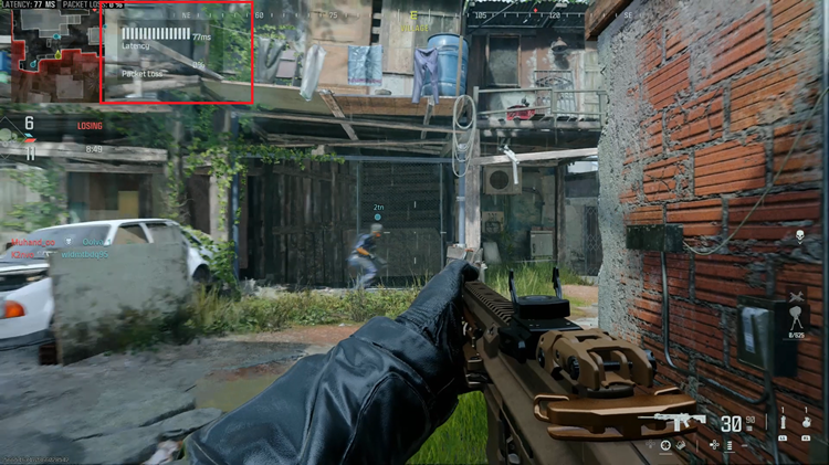 Display Latency & Packet Loss In Call Of Duty Modern Warfare 3
