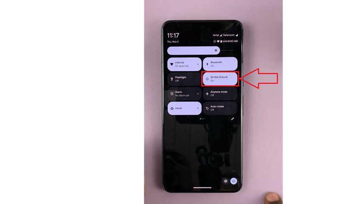 Enable & Disable Do Not Disturb On Google Pixel 8