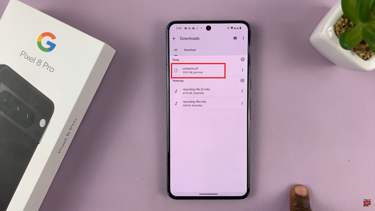 Export ALL Contacts On Google Pixel 8