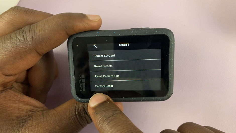 Factory Reset GoPro HERO12