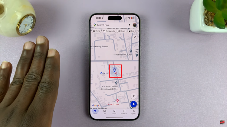 Find Parked Car's Location On Google Maps