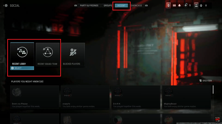 Find Recent Players In Call Of Duty Modern Warfare 3