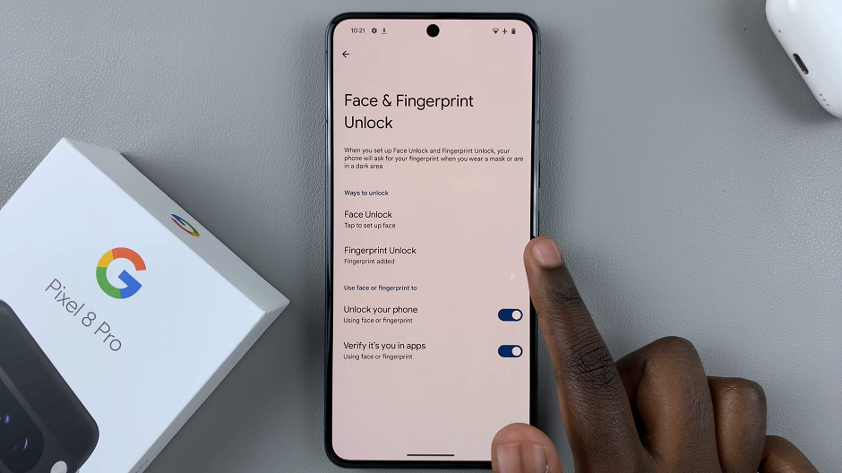 How To Set Up Face Unlock On Google Pixel 8 & Pixel 8 Pro