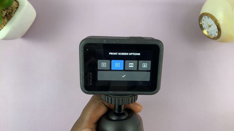 Front Screen Options