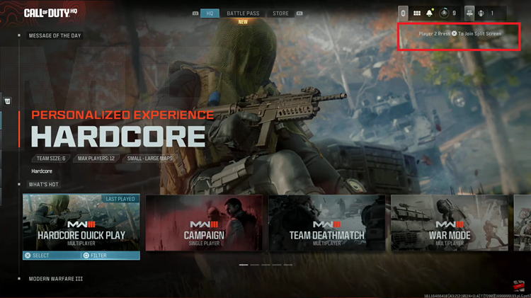 How To Play Split Screen In Call Of Duty Modern Warfare 3