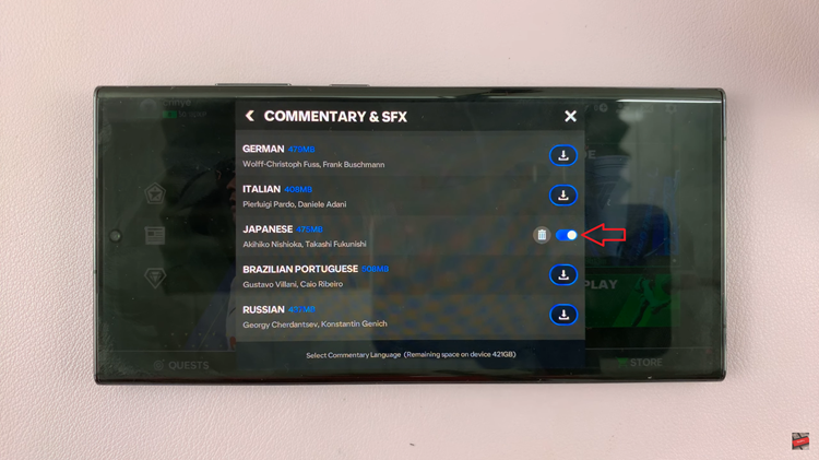 How To Switch Commentary Language In FC 24 Mobile