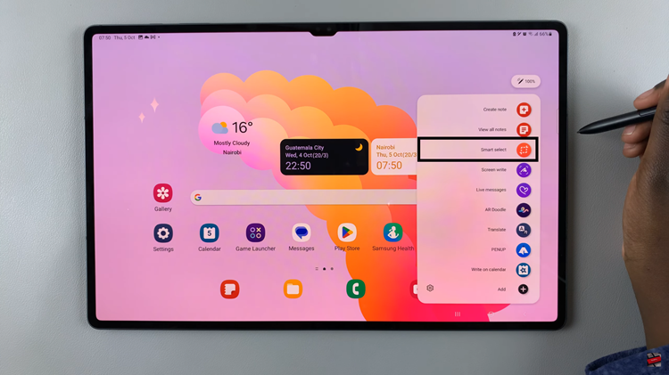 How To Take Partial Screenshots With S Pen On Samsung Galaxy Tab S9 & S9 Ultra