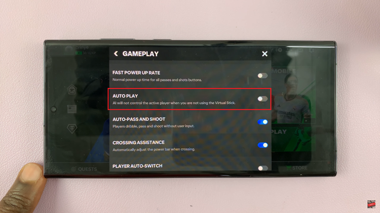 How To Turn ON & OFF Auto Play On FC 24 Mobile