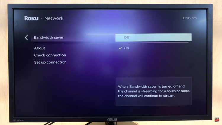 How To Turn ON & OFF Bandwidth Saver On Roku TV