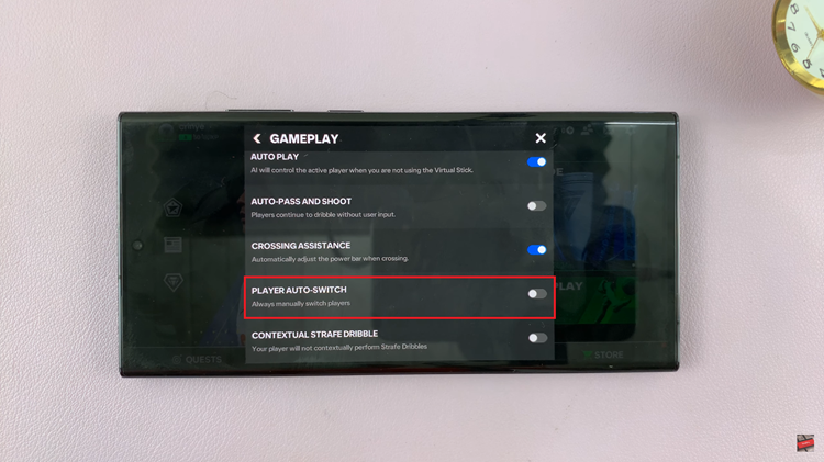 How To Turn ON & OFF Player Auto Switch On FC 24 Mobile