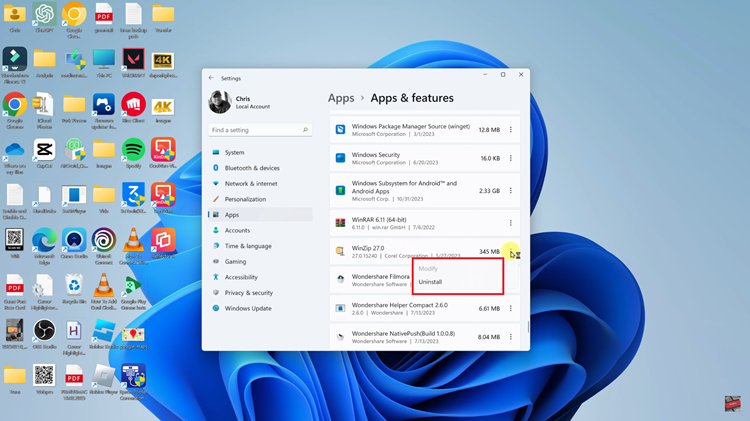 How To Uninstall WinZip On Windows 11