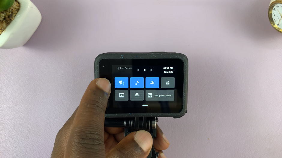 Voice Control Icon On GoPro HERO12