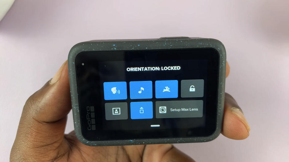 How To Disable Screen Auto Rotation Lock On GoPro HERO12