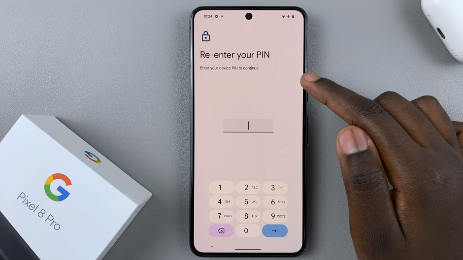 Verify For Face Unlock Set Up