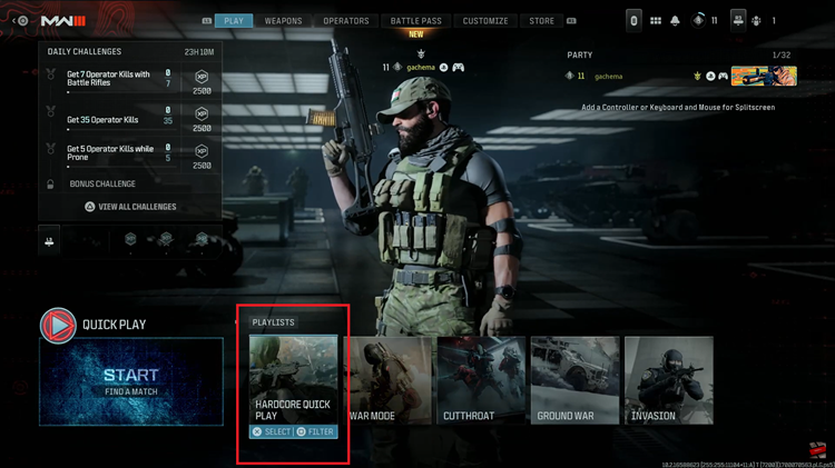 Play Hardcore Mode In Call Of Duty Modern Warfare 3