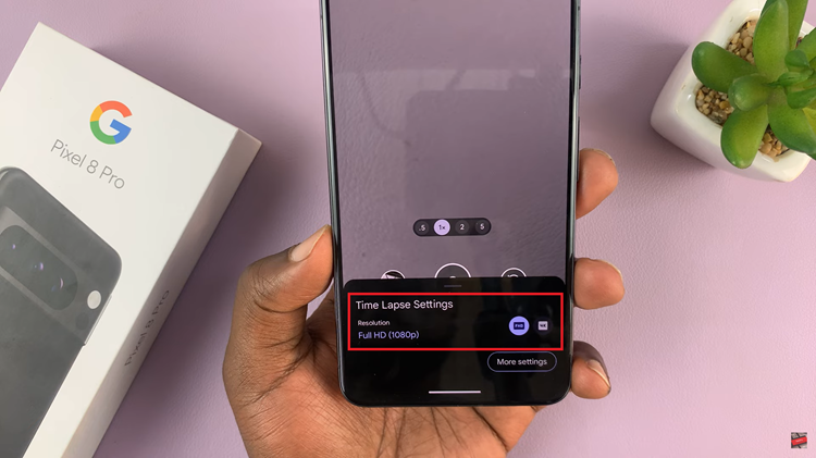 Record Timelapse On Google Pixel 8