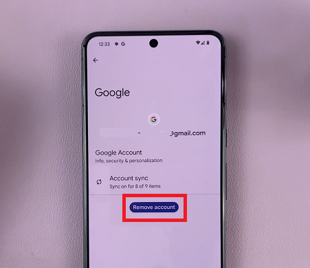 How To Remove a Google Account To Google Pixel 8 & Pixel 8 Pro