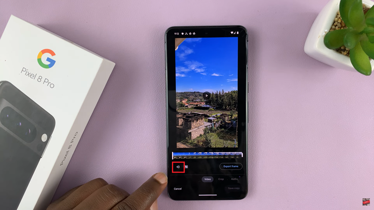 Remove Audio From Video On Google Pixel 8