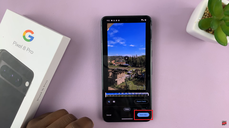 Remove Audio From Video On Google Pixel 8