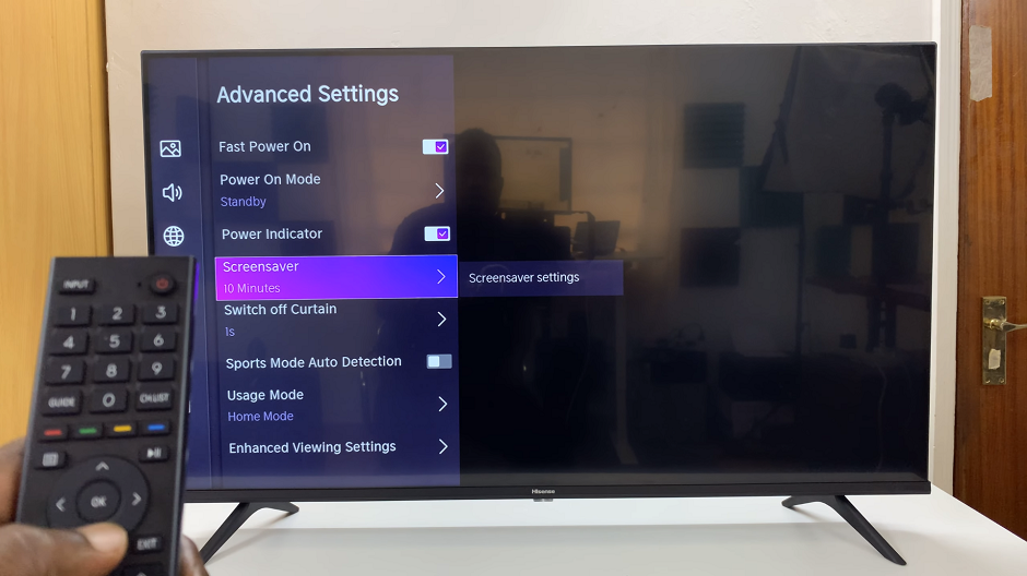 How To Turn Screen Saver ON/OFF On Hisense VIDAA Smart TV