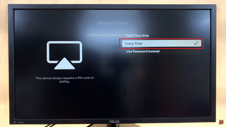 Set Airplay PIN Requirement To 'Every Time' On Roku TV
