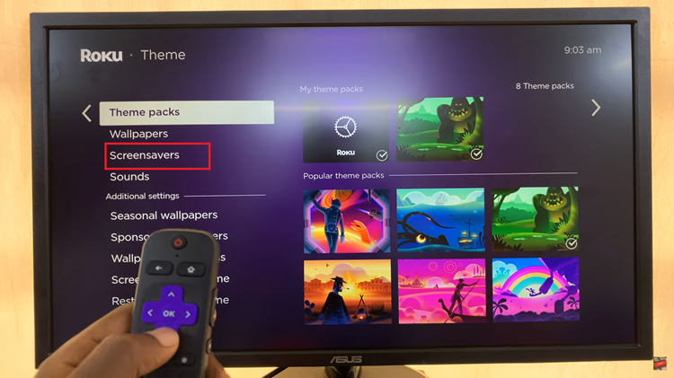 Add Digital Clock As Screen Saver On Roku TV