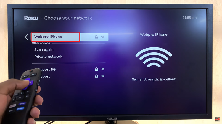 Share Mobile Hotspot Internet To Roku TV