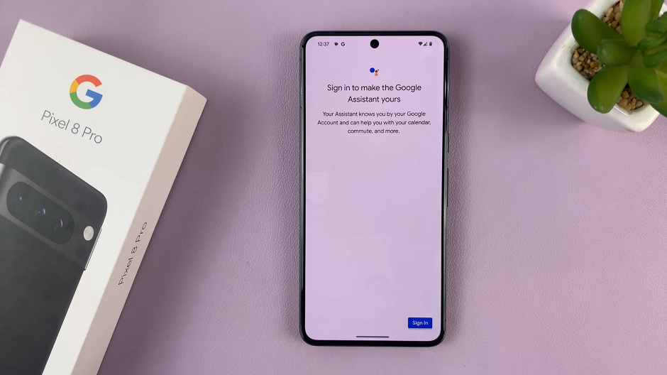Sign In To Google Assistant
