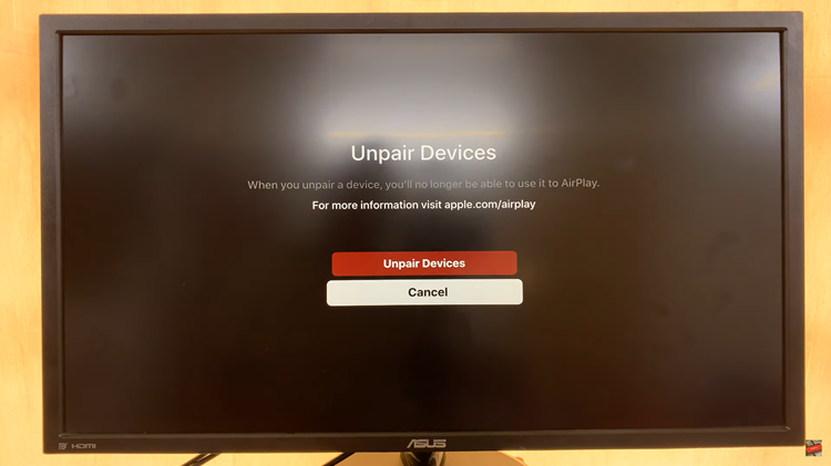 Unpair Paired Airplay Devices On Roku TV