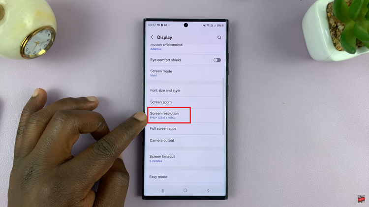 Change Screen Resolution In Samsung Phone & Tablet