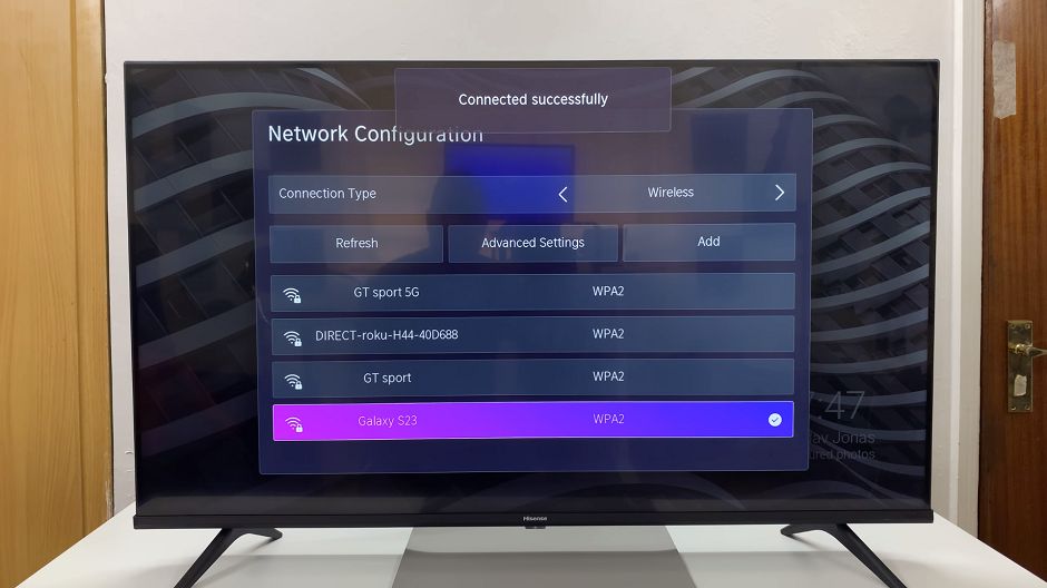Share Your Android Phone Hotspot Wi-Fi With Hisense VIDAA Smart TV