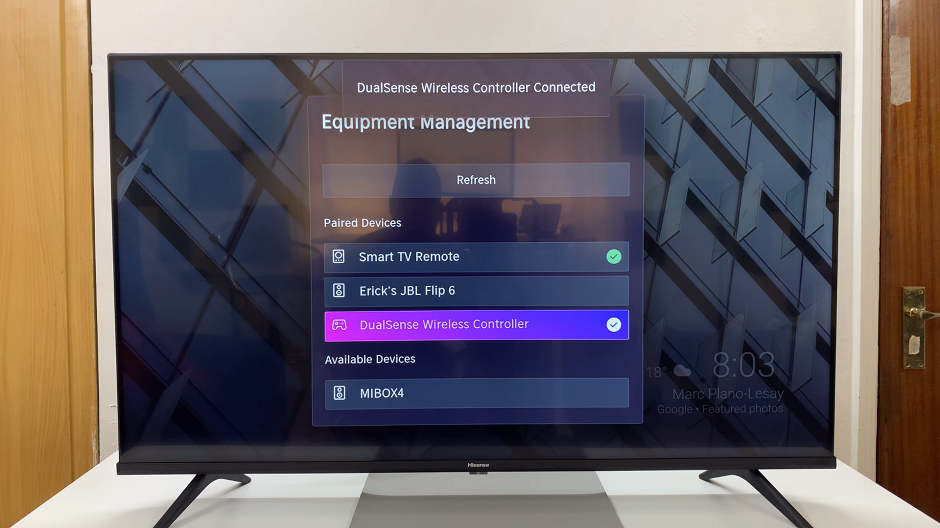 Connect PS5 Controller To Hisense VIDAA Smart TV