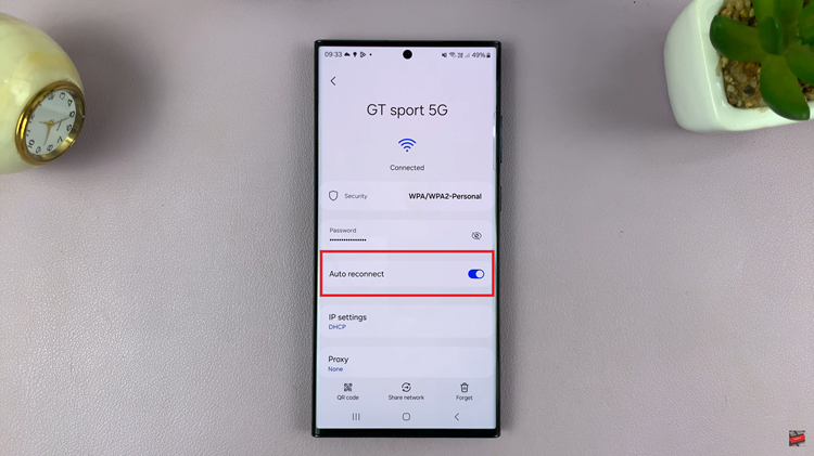 Disable Wi-Fi Auto Reconnect On Samsung Phone