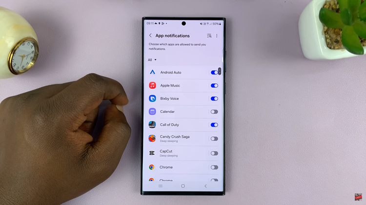 Hide App Notifications On Lock Screen On Samsung Phone