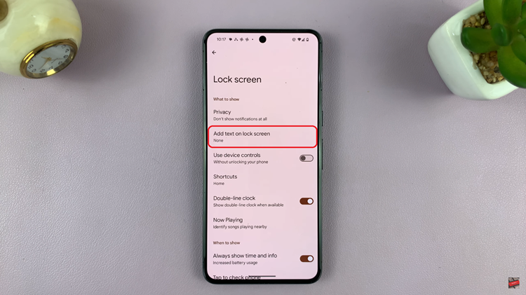How To Add Contact Information On Android Lock Screen (Google Pixel)