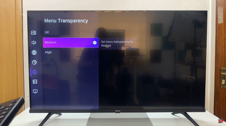 How To Change Menu Transparency On Hisense VIDAA Smart TV