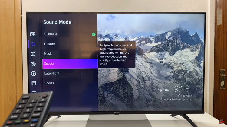 How To Change Sound Mode On Hisense VIDAA Smart TV