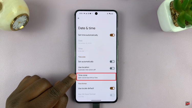 How To Change Time Zone On Android