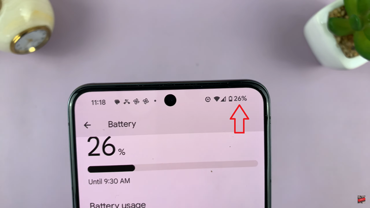 How To See Battery Percentage On Android (Google Pixel)
